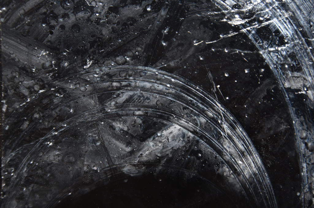black rock close up
