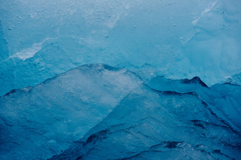 blue ice pattern
