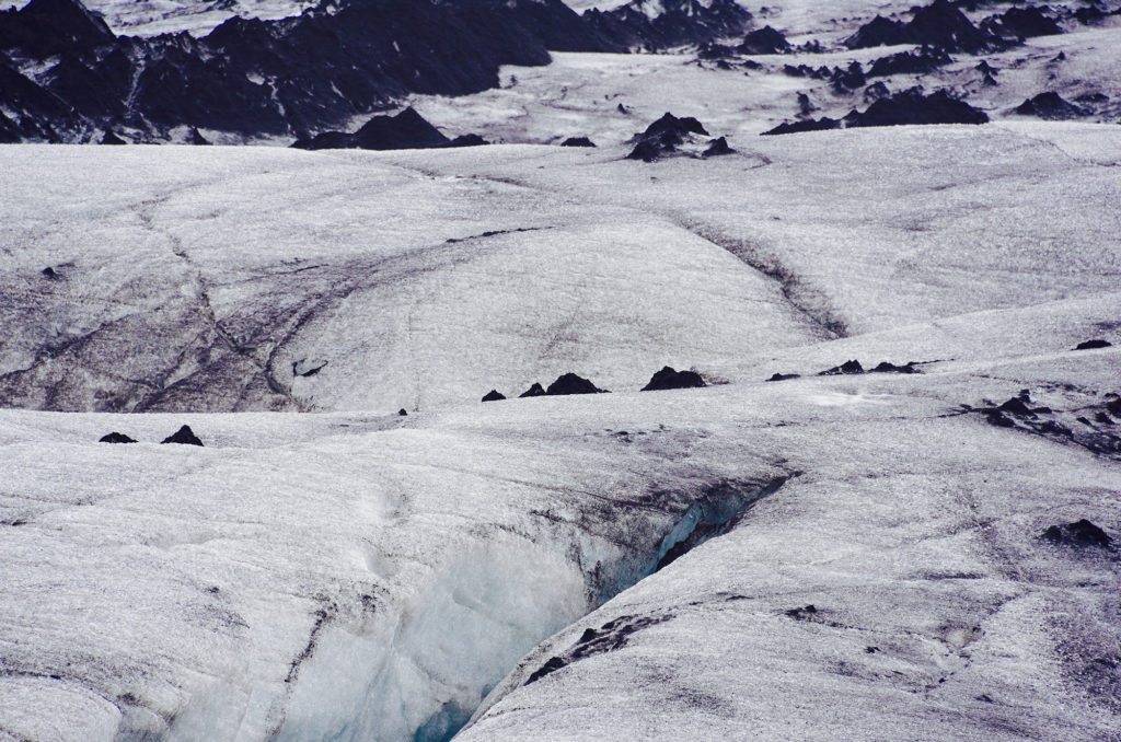part of a glacier
