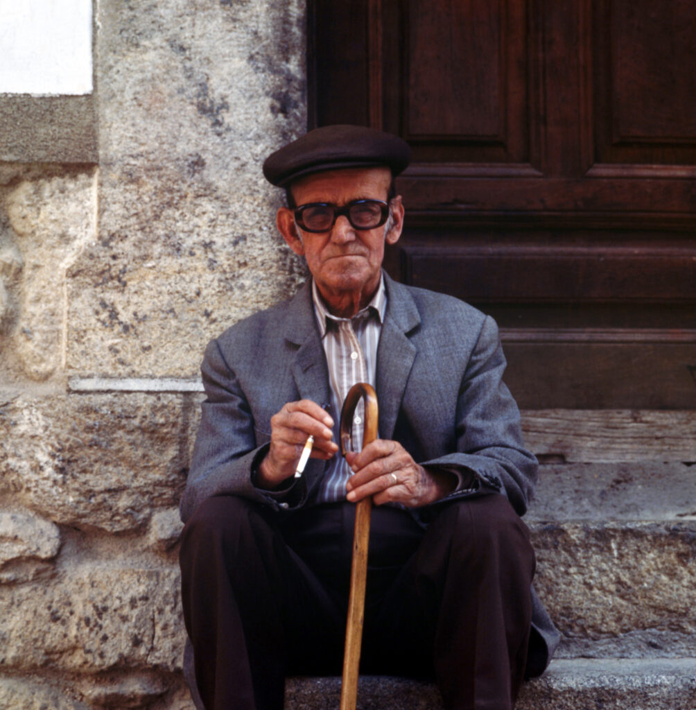 Man in rural France