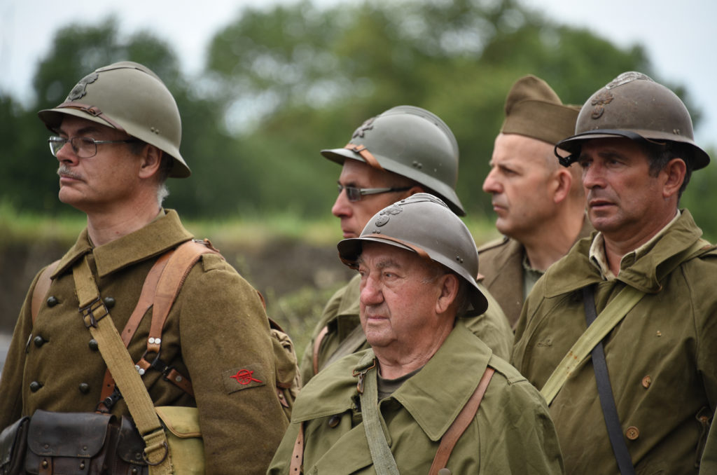 d-day village gathering