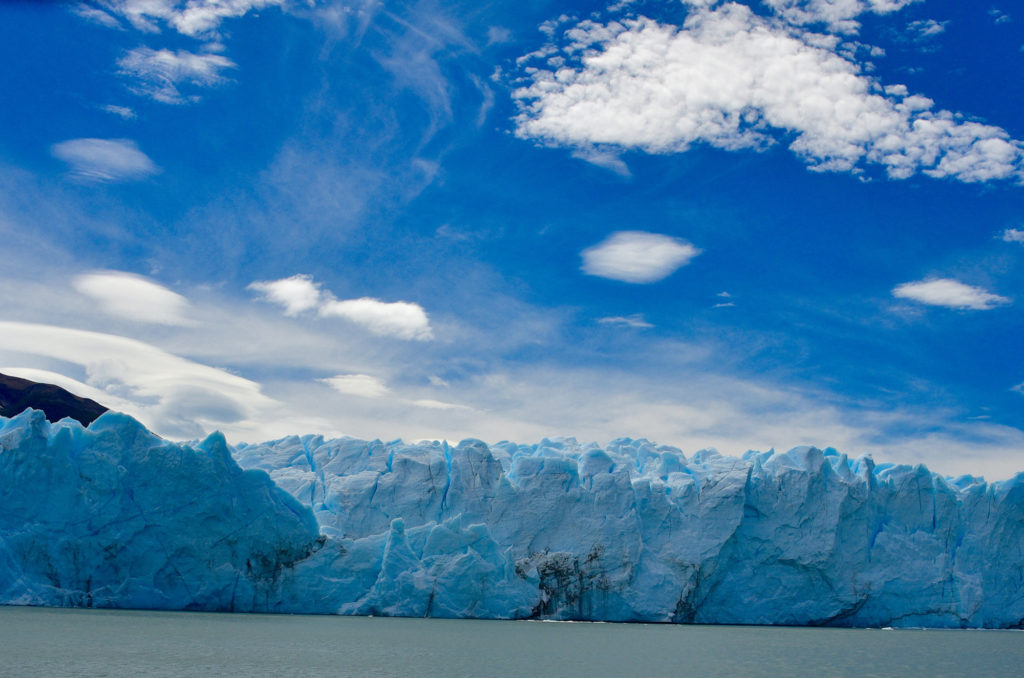 glacier blue skies