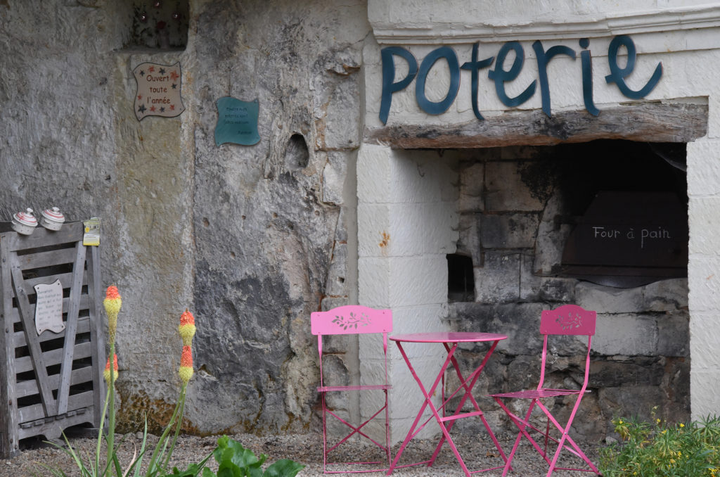 outside cave ceramics shop
