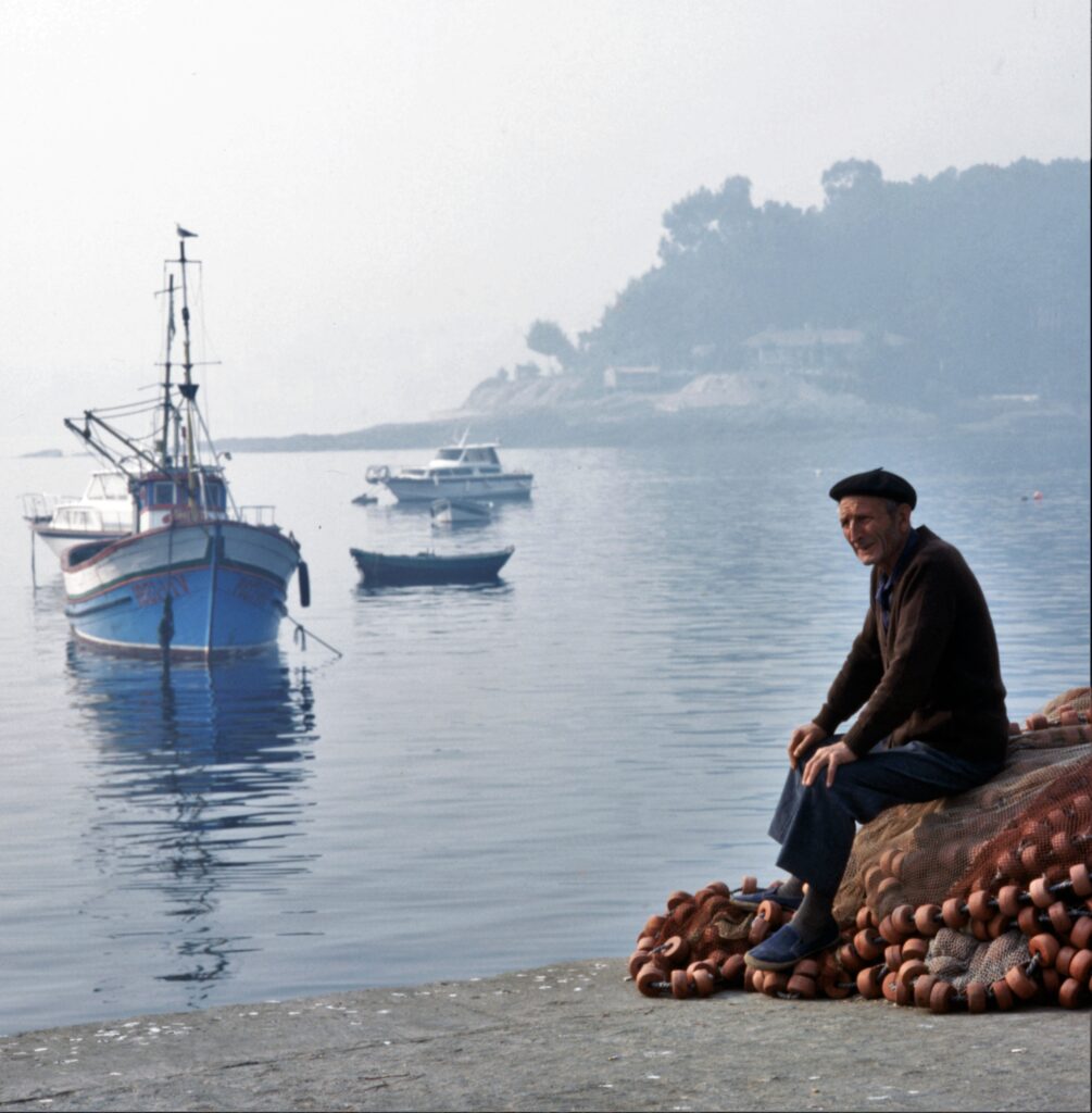 Fishermen in Nazare, Portugal