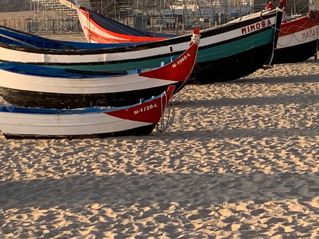 boats on the beach
