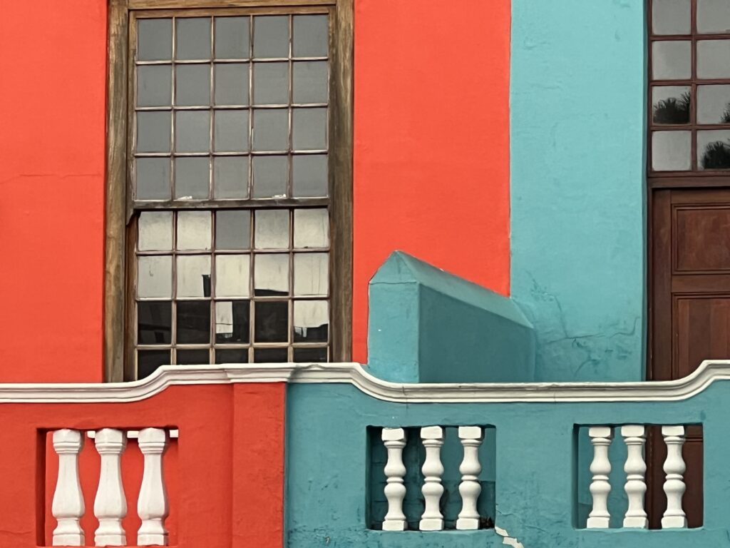A sample of a colorful neighborhood in Cape Town