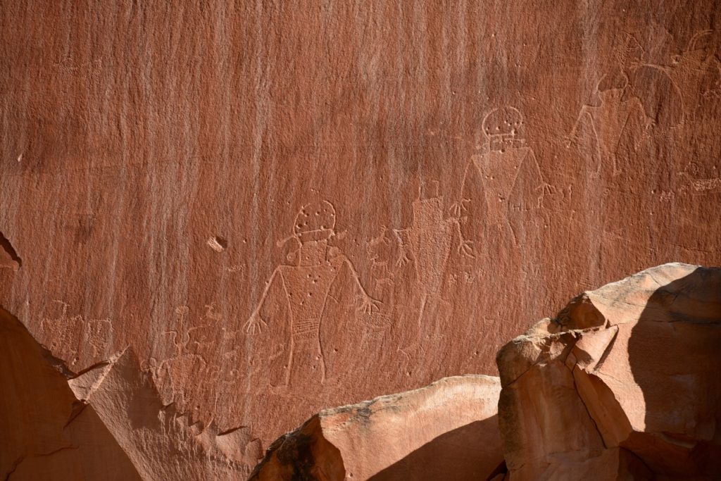 Petroglyphs in Capitol Reef National Park
