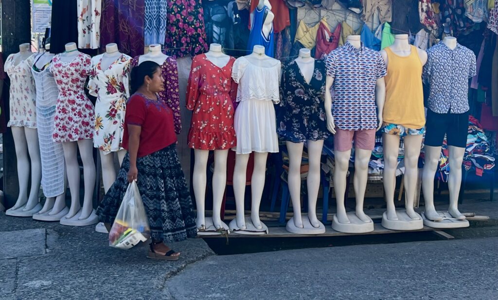 Shopper Out of Place in Guatemala